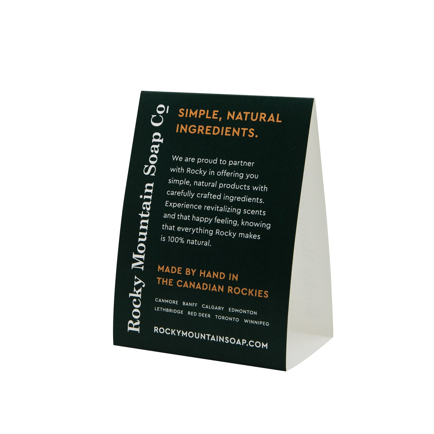 Rocky Mountain Soap Information Tent Card Rocky Mountain Soap rocky-mountain-soap-information-tent-card-rocky-mountain-soap